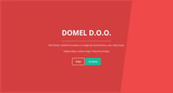 Desktop Screenshot of domel.rs