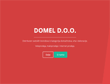 Tablet Screenshot of domel.rs
