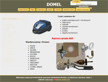 Tablet Screenshot of domel.net.pl